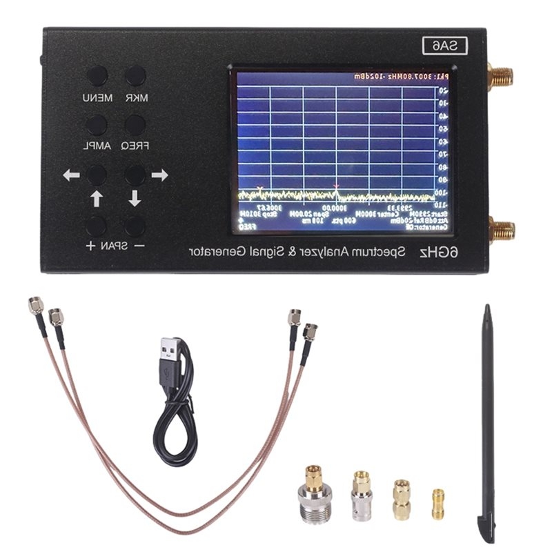 Signal Generator Spectrum Analyzer - Analizador de Espectro Portátil ABCL SA6,