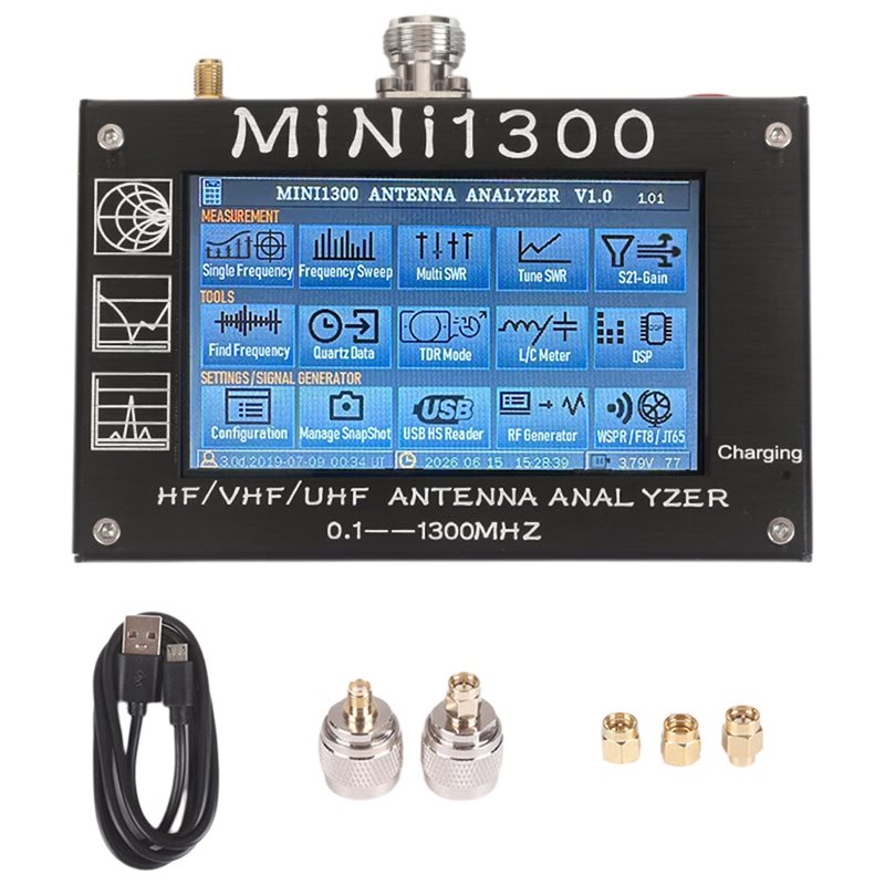 Signal Generator Spectrum Analyzer - ABUI-Mini1300 Analizador de Redes Vectoriales de