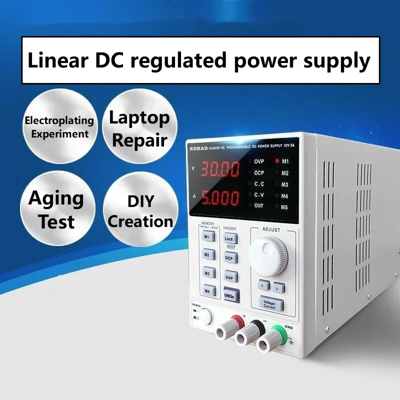 Programmable Dc Power Supply 30V 10A - Fuente de Alimentación DC Regulada Lineal