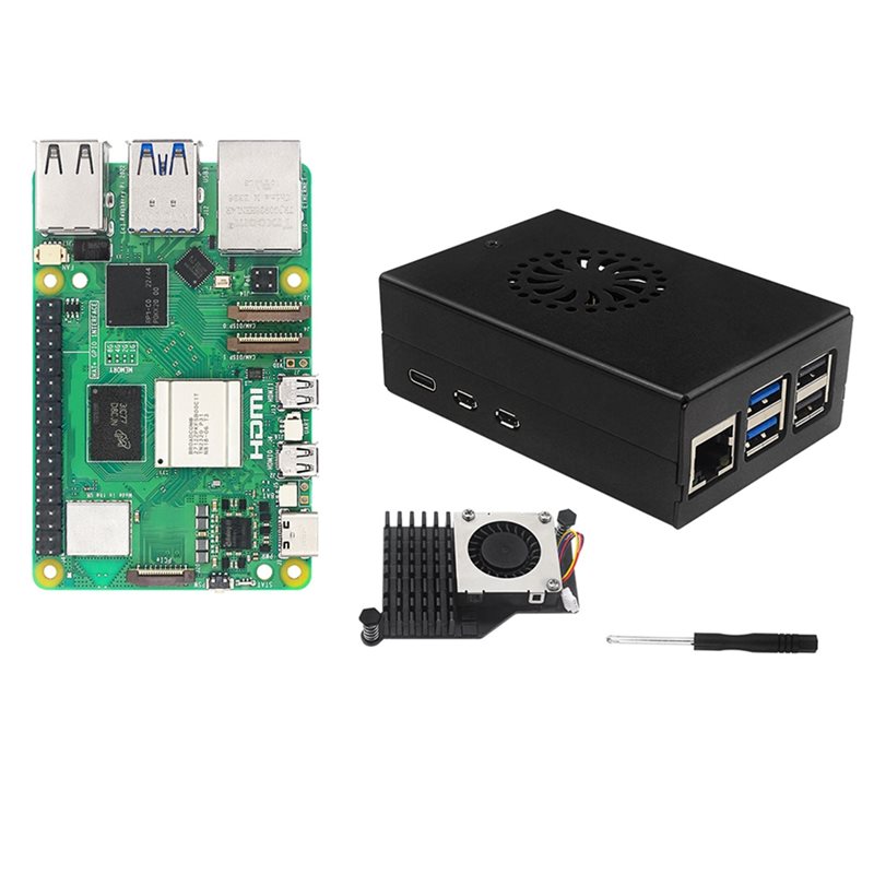 Raspberry Pi 5 8Gb Kit - AS95-Kit de Inicio Irasptek para Raspberry