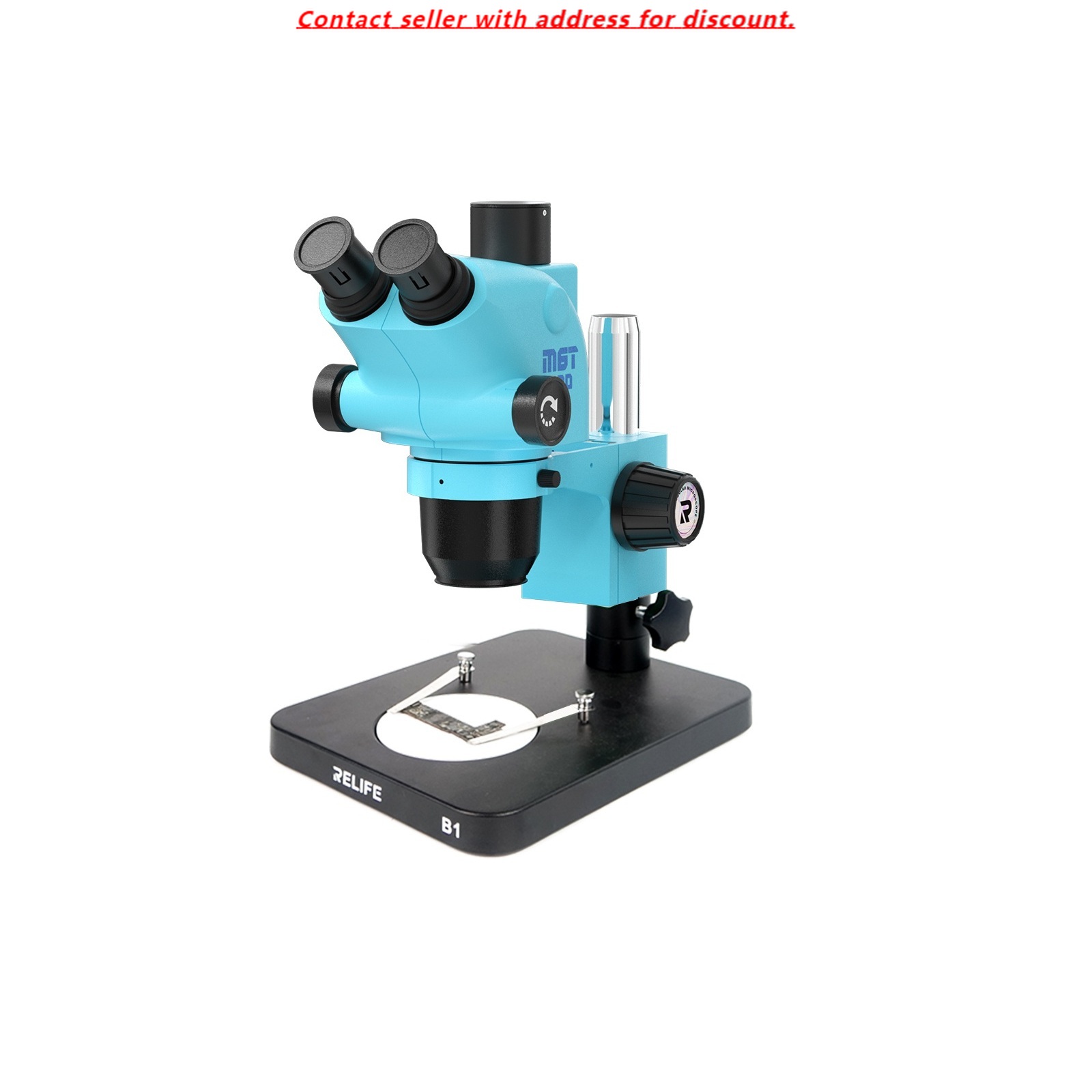 Stereo Trinocular Microscope Pcb - RELIFE RL-M6T Pro-B1 Trinocular HD microscopio