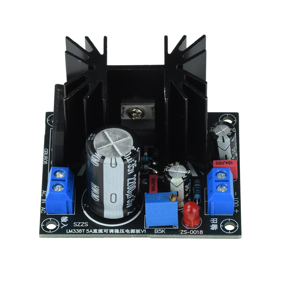 Linear Lab Power Supply Adjustable - Módulo Regulador de Voltaje Lineal Ajustable