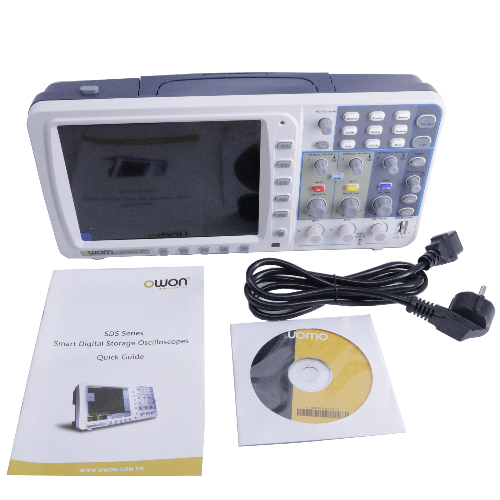 Digital Storage Oscilloscope 100Mhz - Osciloscopio Digital de Almacenamiento OWON SDS7102,