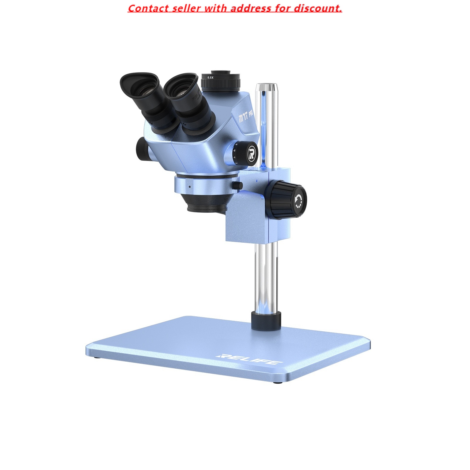 Stereo Trinocular Microscope Pcb - Microscopio estéreo Trinocular RELIFE RL-M7T Pro-B11