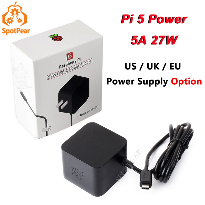 Raspberry Pi 5 8Gb Kit - Fuente de alimentación USB tipo C