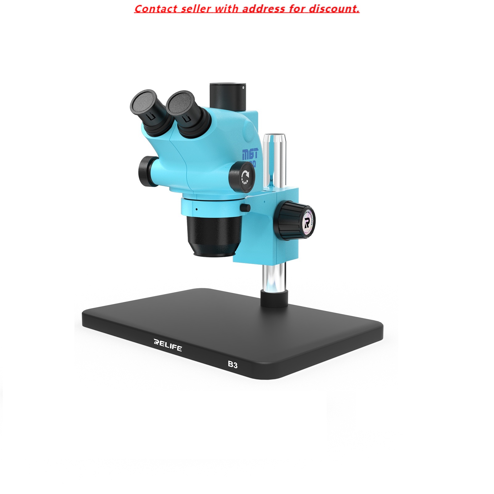 Stereo Trinocular Microscope Pcb - RELIFE RL-M6T Pro-B3 Trinocular HD microscopio