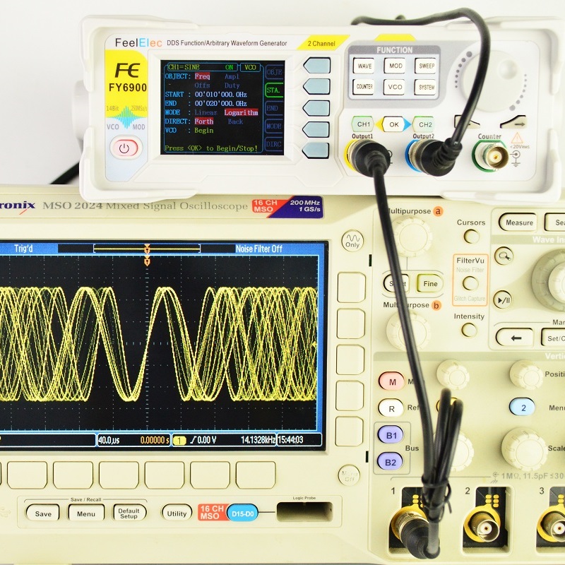 Function Arbitrary Waveform Generator - Feelelec FY6900 0-60MHz Generador de señal