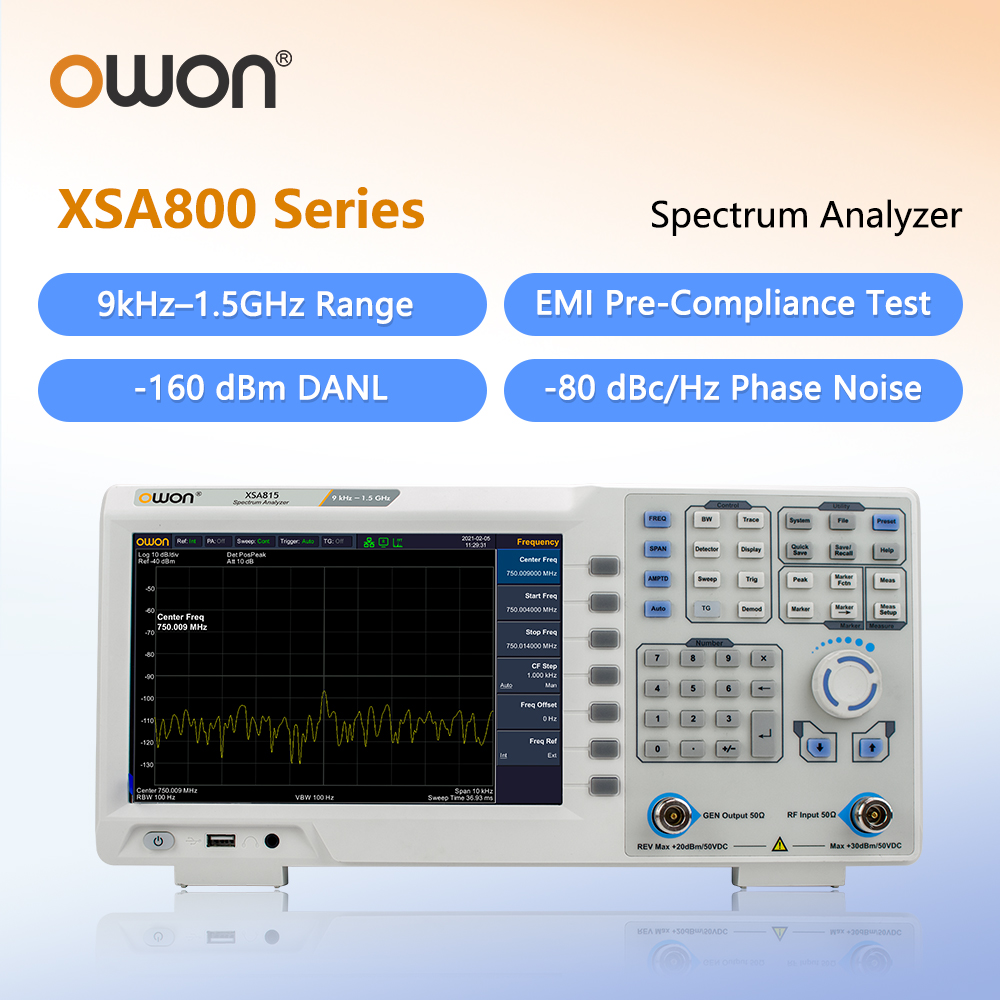 Signal Generator Spectrum Analyzer - Analizador de Espectro OWON con Generador