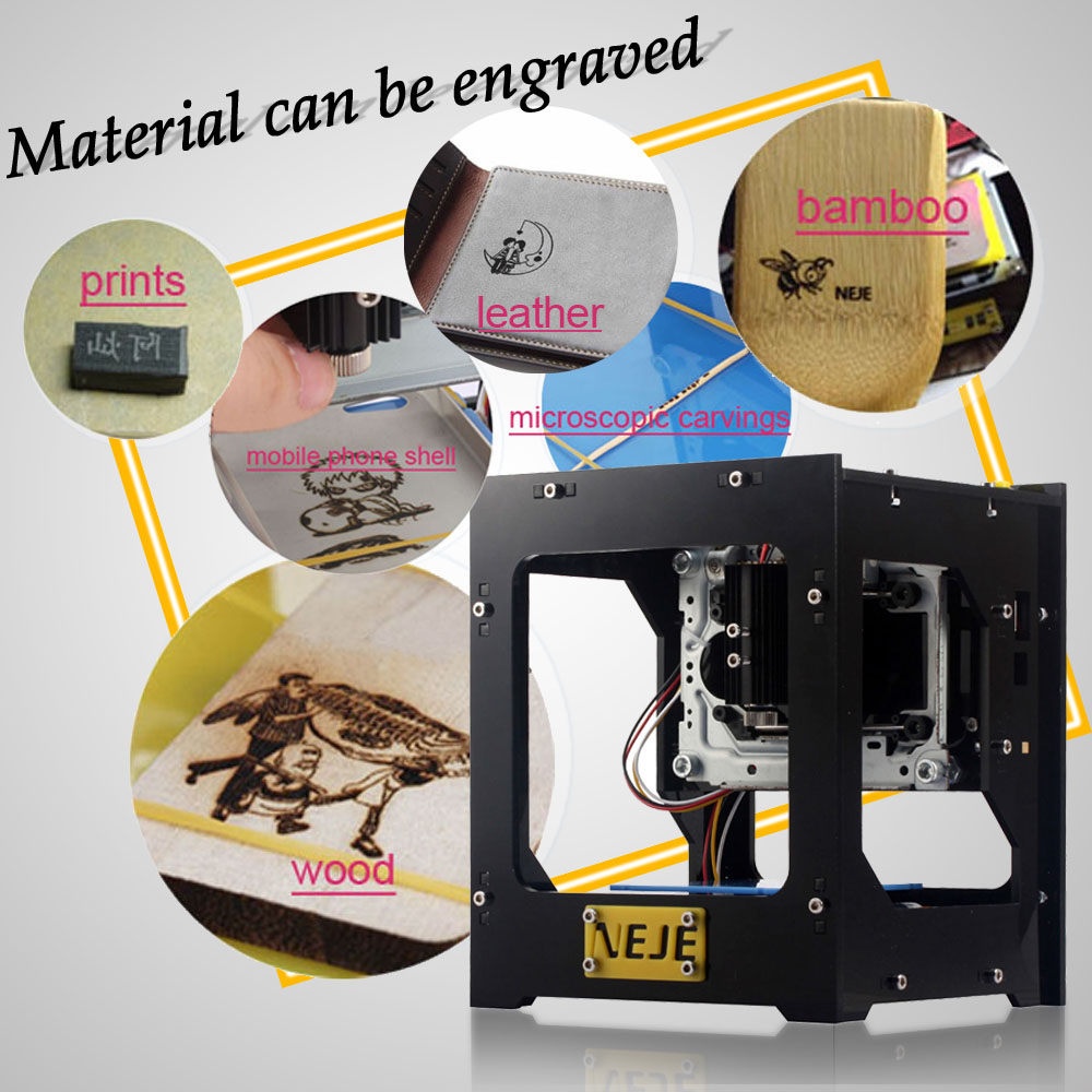 Mini Laser Engraver Cnc Router - NEJE 500MW Mini enrutador CNC cortador
