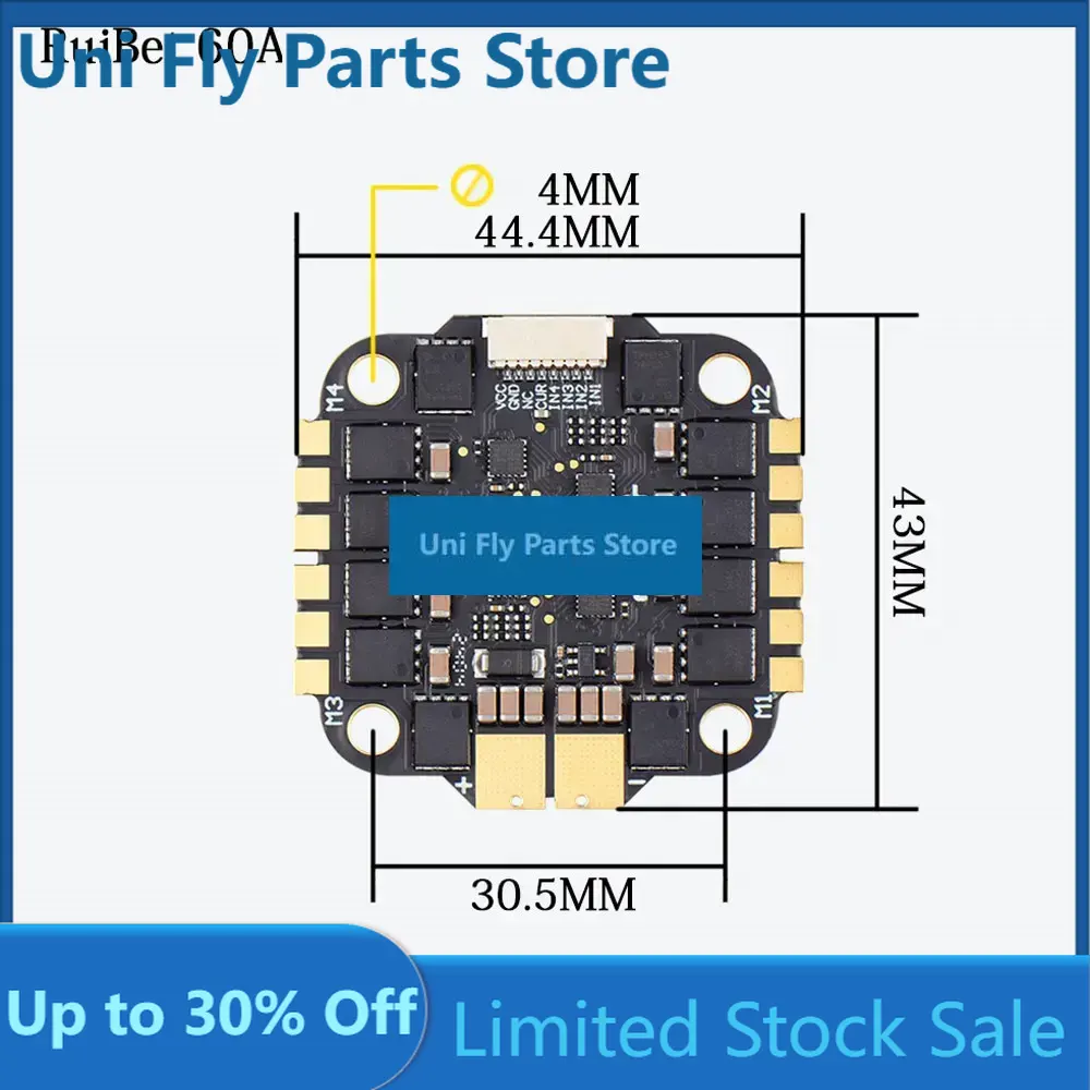 Fpv Flight Controller F7 Stack 60A - UniFlyJHEMCU F7 Stack F722 Controlador de