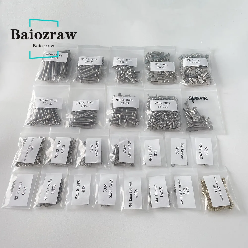 Voron 2.4 R2 Kit - Baiozraw-tornillos de acero inoxidable 304 para