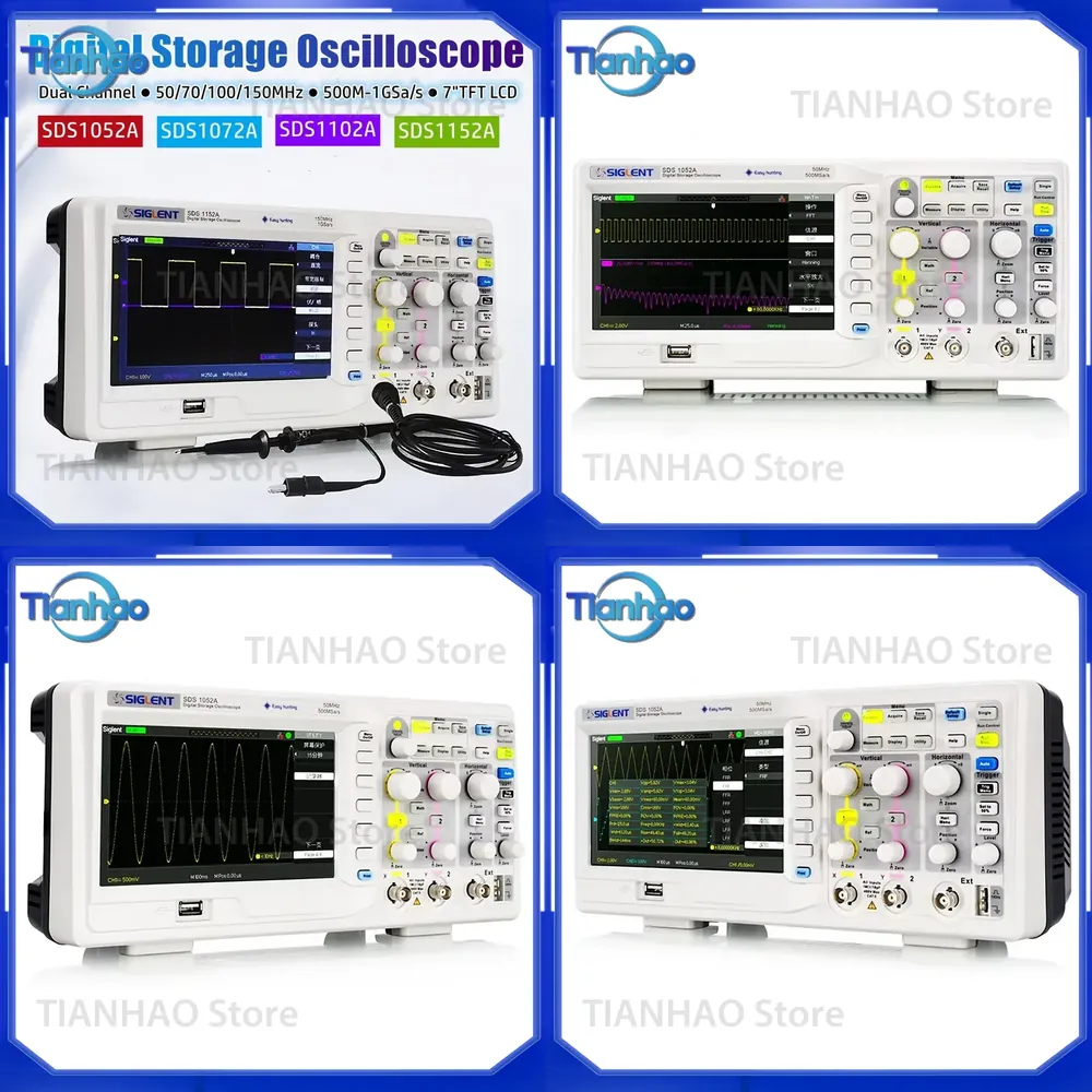 Digital Storage Oscilloscope 100Mhz - Osciloscopio Digital de Almacenamiento para SIGLENT