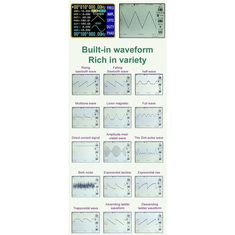 Generador de Señales de Forma  - Function Arbitrary Waveform Generator reseña y precio