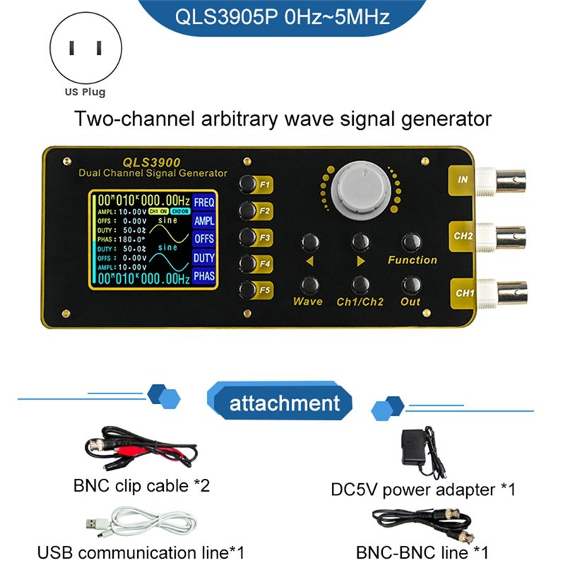 Generador de Señales de Forma  - Function Arbitrary Waveform Generator reseña y precio