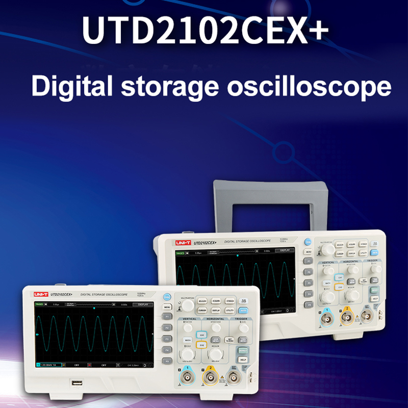 UNI-T UTD2102CEX + osciloscopi - Digital Storage Oscilloscope 100Mhz reseña y precio