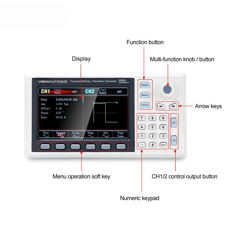 Generador de Señales Funcional - Function Arbitrary Waveform Generator reseña y precio