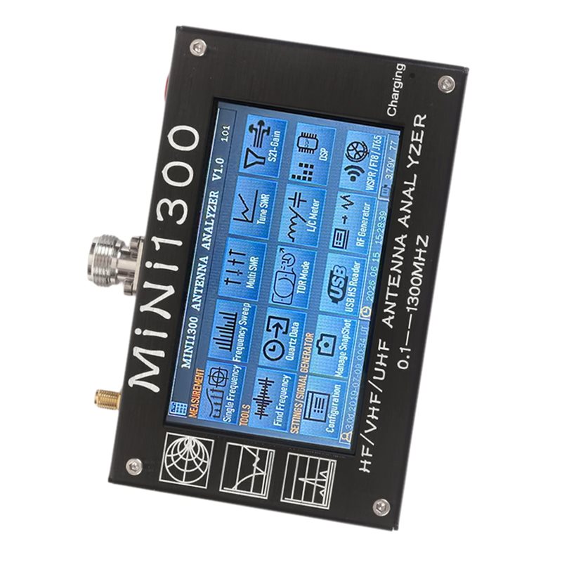 ABUI-Mini1300 Analizador de Re - Signal Generator Spectrum Analyzer reseña y precio