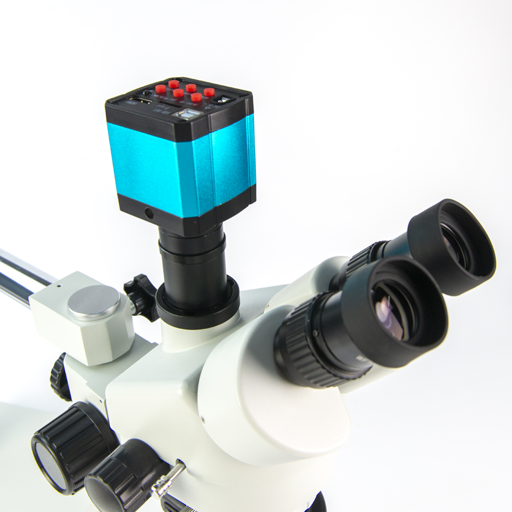 Microscopio Estéreo Trinocular - Stereo Trinocular Microscope Pcb reseña y precio