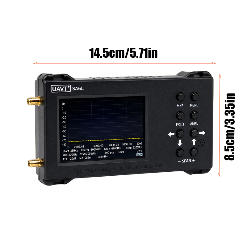 Analizador de espectro portáti - Signal Generator Spectrum Analyzer reseña y precio