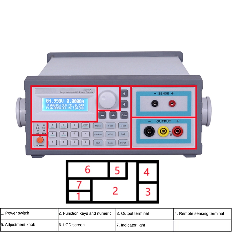 Fuente de alimentación CC prog - Linear Lab Power Supply Adjustable reseña y precio