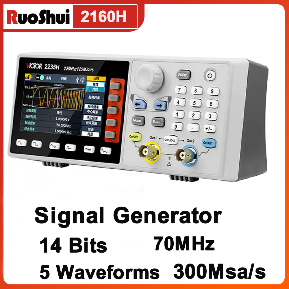 Generador de Señales VICTOR de - Function Arbitrary Waveform Generator reseña y precio