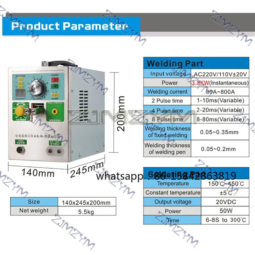 Soldadora por Puntos Automátic - Spot Welder 18650 Battery Pack reseña y precio