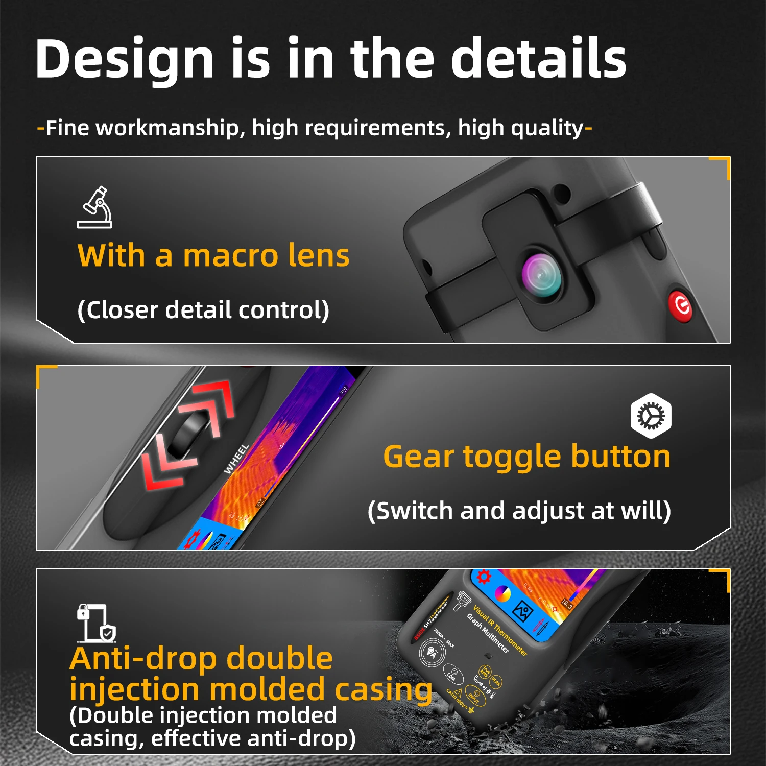 Cámara Termográfica BSIDE SH7  - Thermal Imaging Camera Pcb Repair reseña y precio