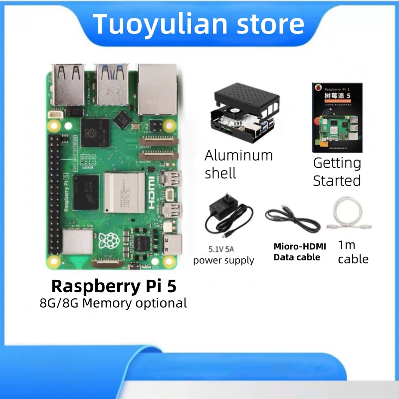 Placa de Desarrollo para Raspb - Raspberry Pi 5 8Gb Kit reseña y precio