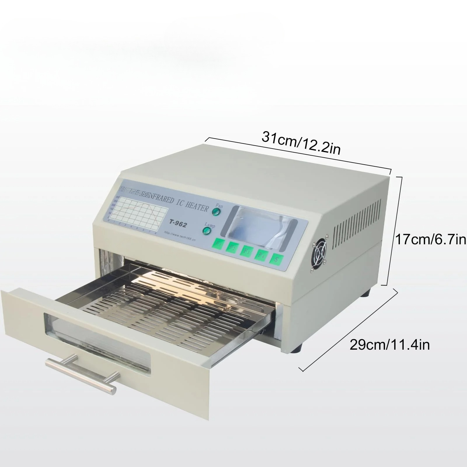Máquina de Reflujo Automática  - Reflow Oven Pcb T962 reseña y precio