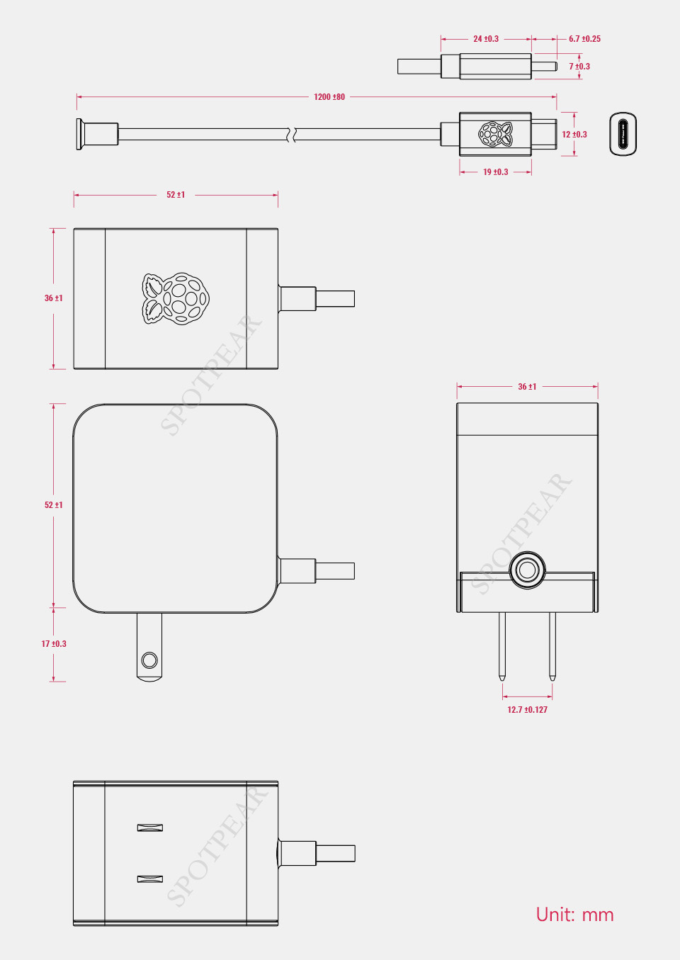 Fuente de alimentación USB tip - Raspberry Pi 5 8Gb Kit reseña y precio