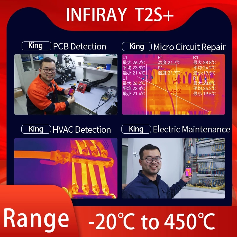 InfiRay T2S Plus cámara termog - Thermal Imaging Camera Pcb Repair reseña y precio
