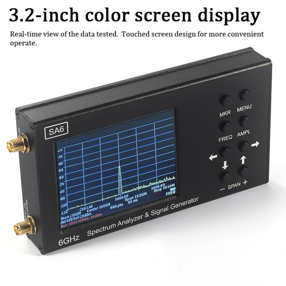 Analizador de Espectro Portáti - Signal Generator Spectrum Analyzer reseña y precio