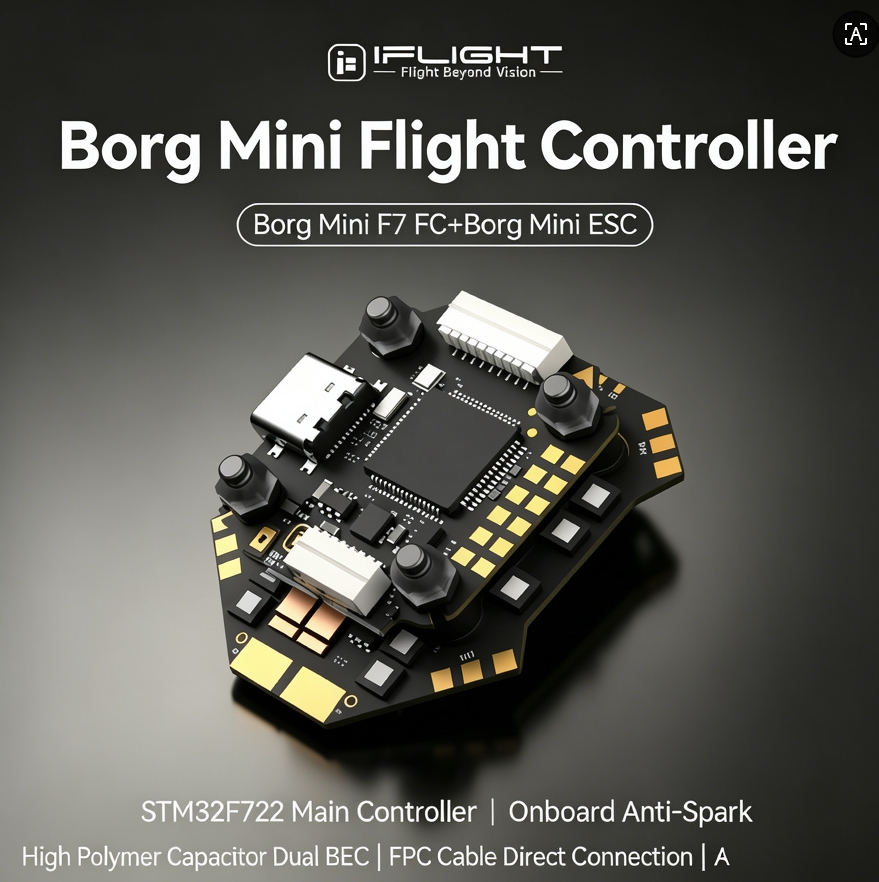 Controlador de Vuelo IFlight B - Fpv Flight Controller F7 Stack 60A reseña y precio