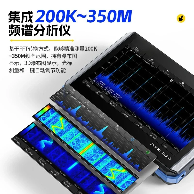 Osciloscopio de Panel Plano 4  - Signal Generator Spectrum Analyzer reseña y precio