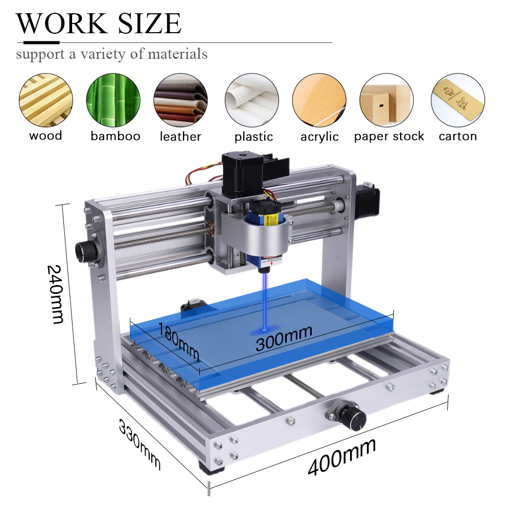 Máquina de grabado de Metal CN - Mini Laser Engraver Cnc Router reseña y precio