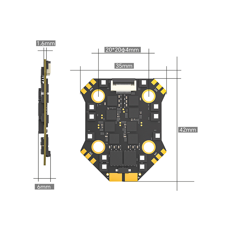 VoidFly para Borg-F7 Mini Stac - Fpv Flight Controller F7 Stack 60A reseña y precio