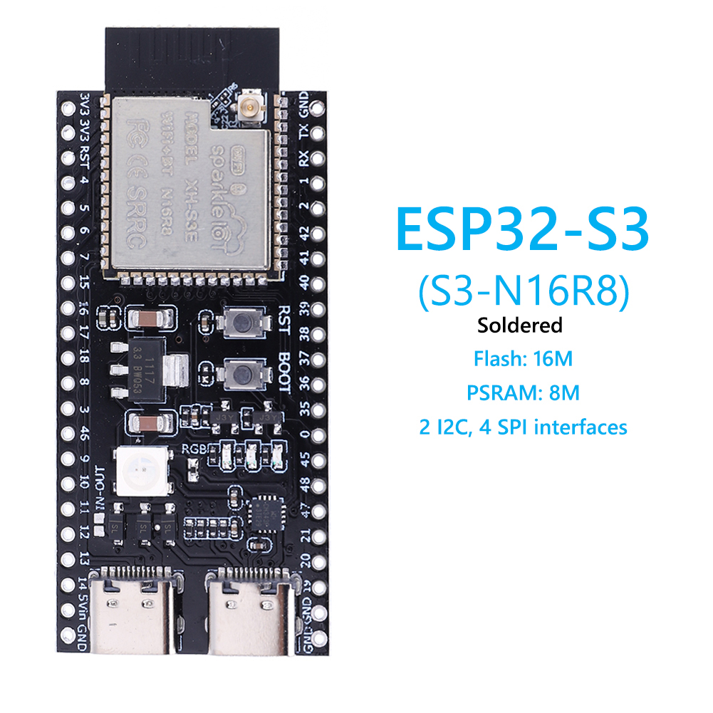 Placa de desarrollo ESP32 S3 N - Esp32 S3 Development Board Lot reseña y precio