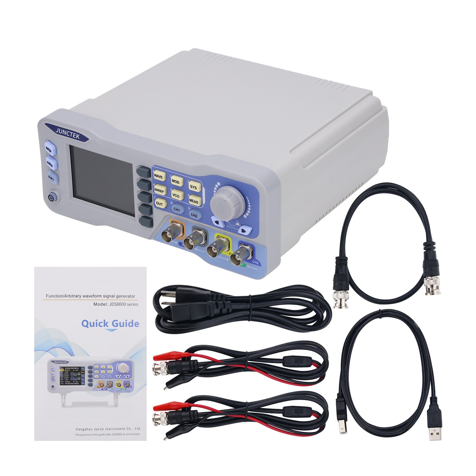 En stock, JDS8080, generador d - Function Arbitrary Waveform Generator reseña y precio