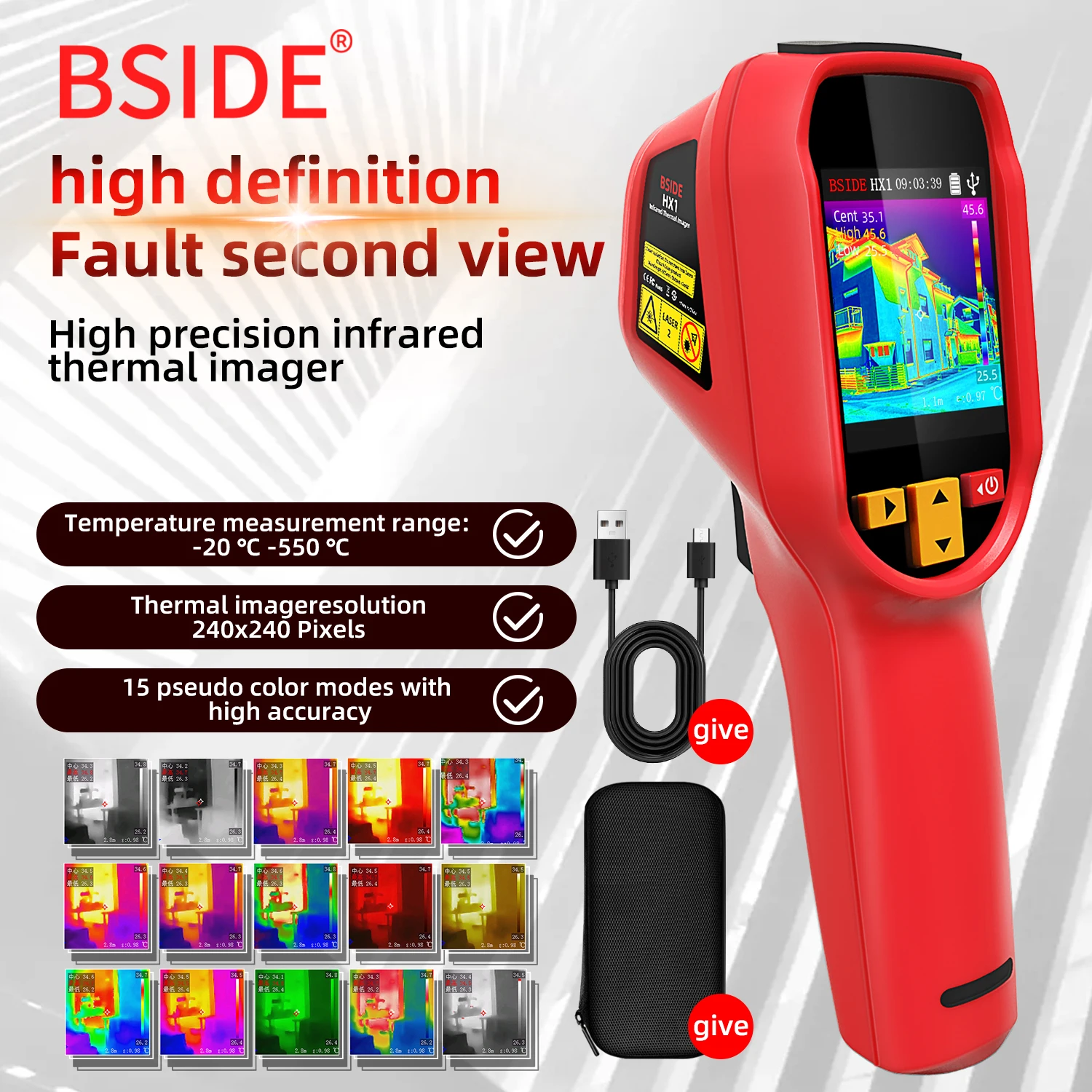 Cámara Termográfica BSIDE HX1  - Thermal Imaging Camera Pcb Repair reseña y precio