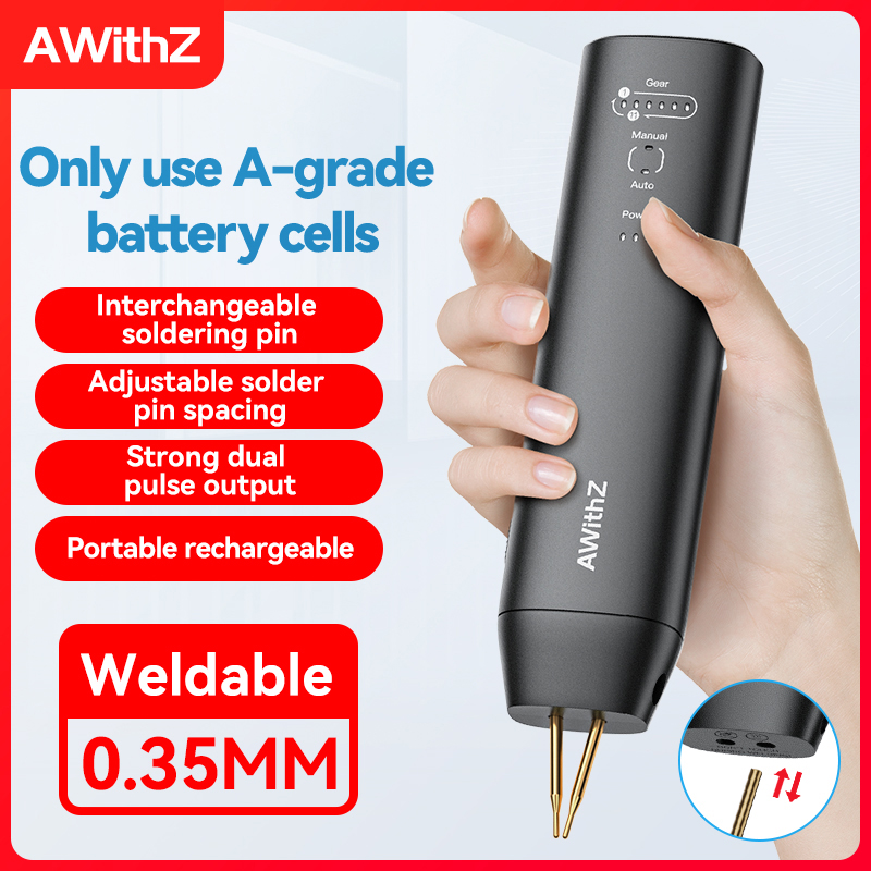 Awithz-soldador por puntos de  - Spot Welder 18650 Battery Pack reseña y precio