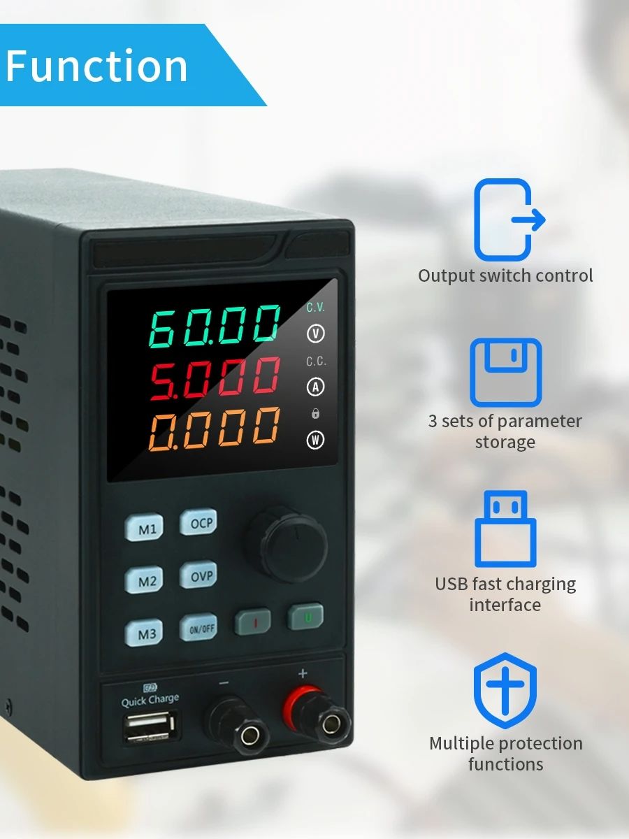 MYAMI-fuente de alimentación C - Programmable Dc Power Supply 30V 10A reseña y precio