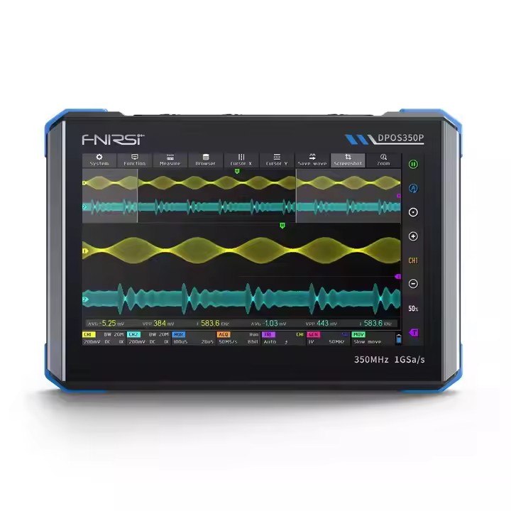 FNIRSI DPOS350P Osciloscopio d - Signal Generator Spectrum Analyzer reseña y precio