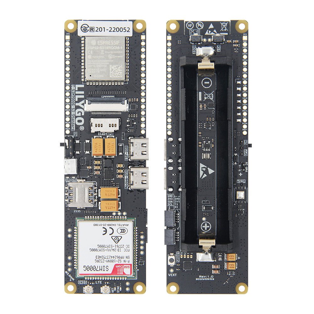T-SIM7000G-S3-Standard SIM7080 - Esp32 S3 Development Board Lot reseña y precio