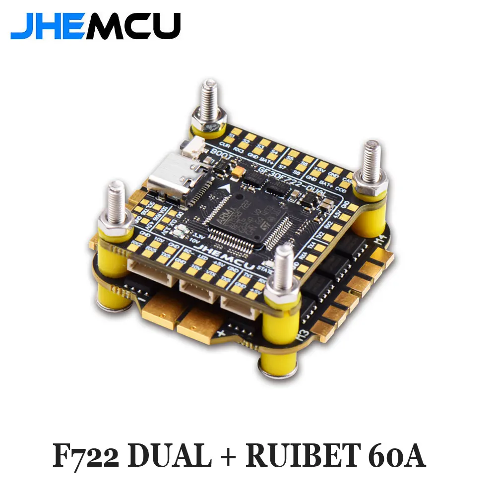 UniFlyJHEMCU F7 Stack F722 Con - Fpv Flight Controller F7 Stack 60A reseña y precio
