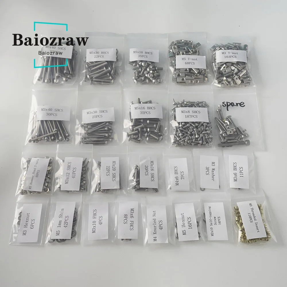 Baiozraw-tornillos de acero in - Voron 2.4 R2 Kit reseña y precio