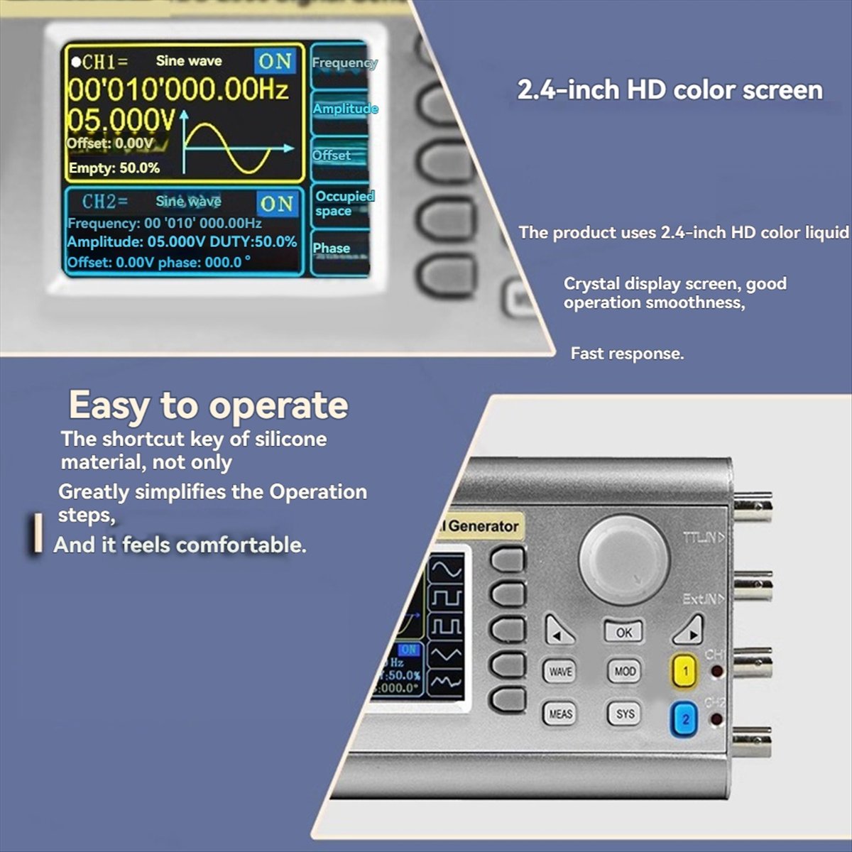 Generador de Señales DDS de Do - Function Arbitrary Waveform Generator reseña y precio