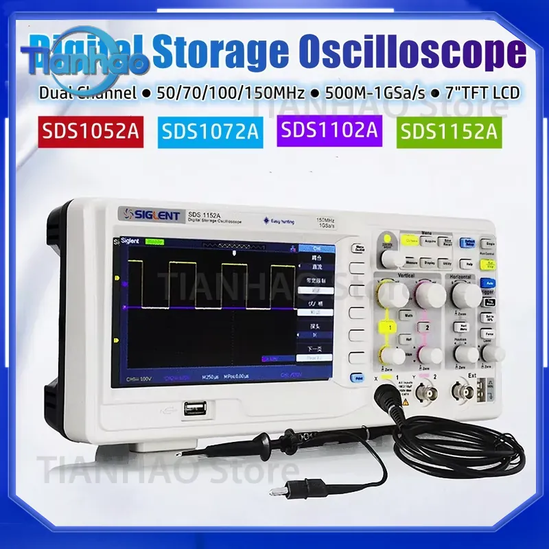 Osciloscopio Digital de Almace - Digital Storage Oscilloscope 100Mhz reseña y precio